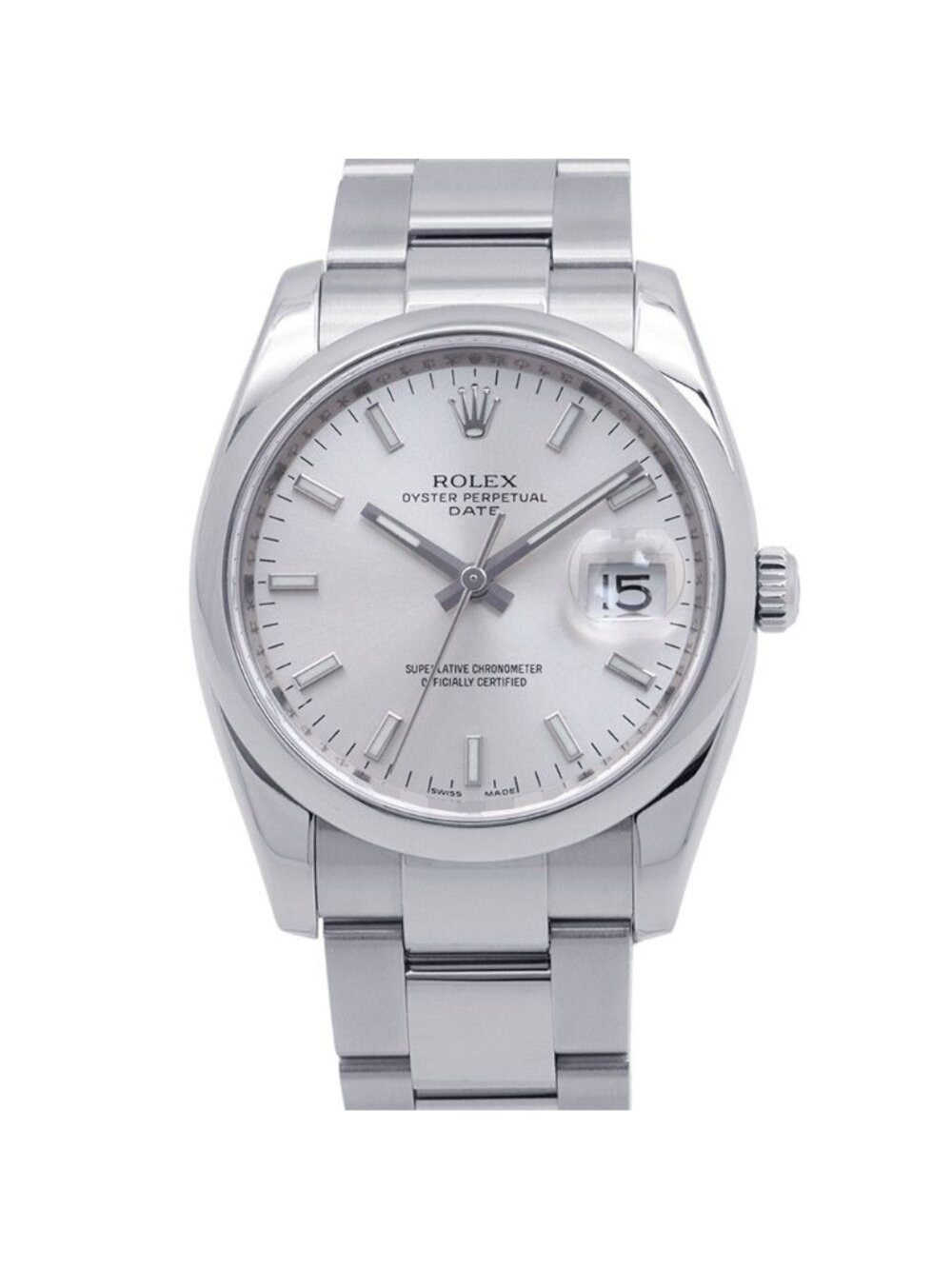 Rolex Oyster Perpetual Date Roulette Silver Dial